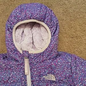 Reversible Baby Girl North Face Coat